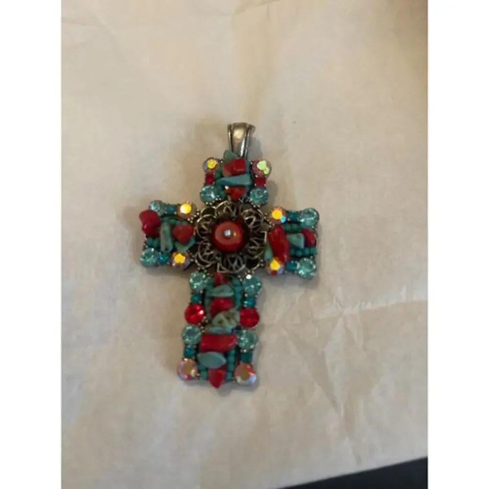 Beade fashion cross pendant